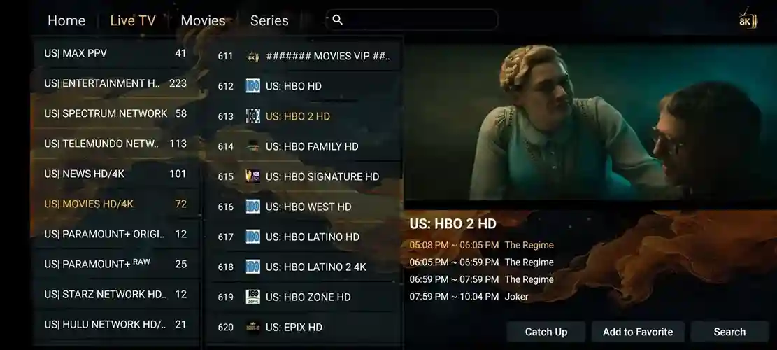 Preview 1 - Volar TV Premium IPTV Subscription